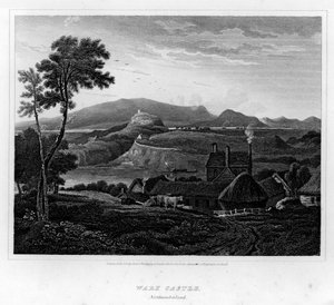 Wark Kalesi, Northumberland (gravür)