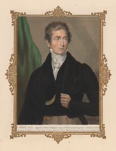 Sir Robert Peel, İngiliz politikacı ve iki kez Başbakan (renkli taş) by George (after) Baxter