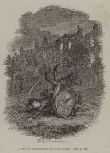 Sahneden Bir Parça Pandomim (gravür) by George (after) Cruikshank