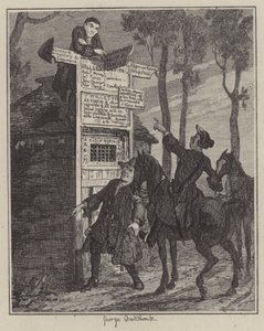Jack Sheppard için çizim (gravür) by George (after) Cruikshank