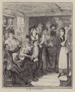 Jack Sheppard için çizim (gravür) by George (after) Cruikshank