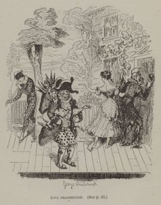 Canlı Özellikler (gravür) by George (after) Cruikshank
