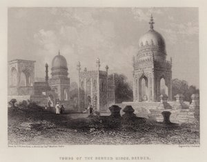 Bereed Krallarının Mezarları, Beeder (renkli taş) by George (after) Howse