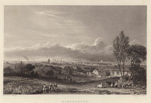Manchester (gravür) by George (after) Pickering