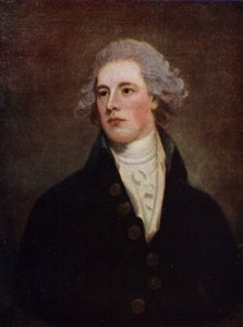William Pitt the Young, İngiliz Muhafazakar politikacı ve Başbakan (renkli taş)