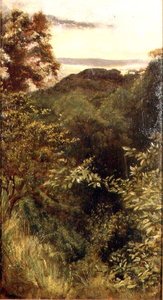 Glen, Naworth, Cumbria (panelde yağ)