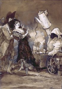 Cafe con leche caliente (Goya