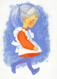 Önlüklü Küçük Kız, 1970