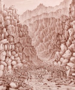 Khoord Caubel Geçidi by George Alfred Croly