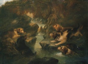 Su Samuru Avı, 1867 by George Armfield