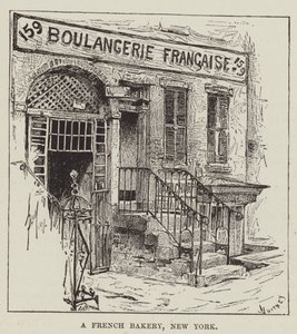 Bir Fransız Fırını, New York by George Augustus Sala