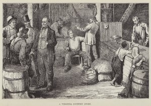 Bir Virginia Ülke Mağazası by George Augustus Sala