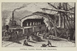 Orta Pasifik İskelesi, San Francisco by George Augustus Sala