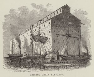 Chicago Tahıl Asansörü by George Augustus Sala