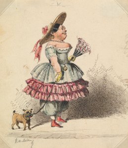 Köpekli Grotesk Bakire by George Augustus Sala