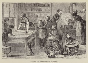 Şükran Pudingi Yapmak by George Augustus Sala