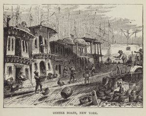 İstiridye Tekneleri, New York by George Augustus Sala