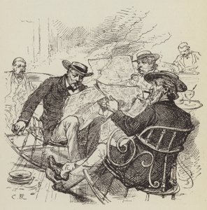 Kağıtları Okumak, Sandalyeleri Sallamak by George Augustus Sala