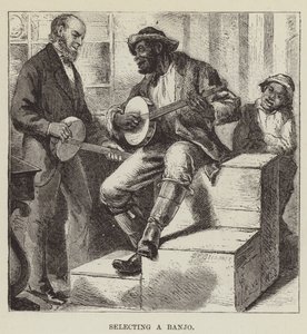 Banjo Seçmek by George Augustus Sala