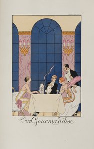 Fırfırlar ve fırfırlar: La Gourmandise, 1924.