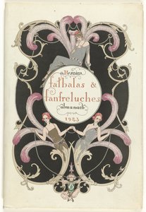 The Fashion Magazine as Temptress Falbalas ve Fanfreluches, Almanak of Present, Past & Future Modes for 1923, 2. yıl by George Barbier