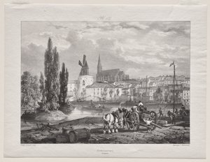 Antik Fransa'da pitoresk ve romantik yolculuklar (Languedoc II, bölüm I): Castelnaudary by George Barnard