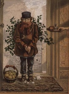 Noel Zamanı (baskı) by George Baxter