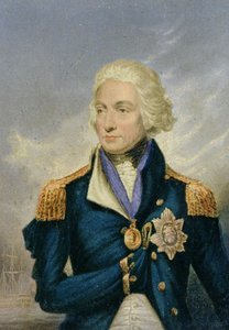 Horatio, Vikont Nelson (1758-1805) (renkli baskı) by George Baxter