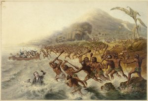 Ağıtlı Misyoner Katliamı Rahip J. Williams ve Bay Harris by George Baxter