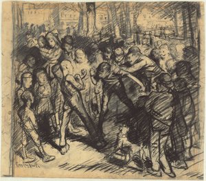 Sokak Dövüşü [rekto] by George Bellows