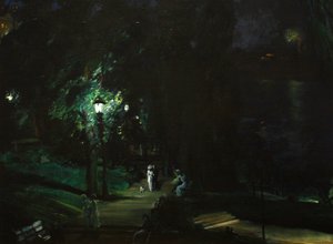 Yaz Gecesi, Riverside Drive by George Bellows