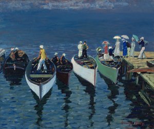 Hudson'da Tatil by George Benjamin Luks