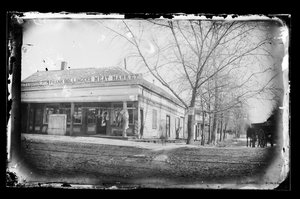 Frank Bollingers Et Pazarı, Flatbush, Brooklyn, c.1872-87 (ıslak-kolodion negatif)