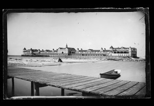 Demir iskele, Coney Island, Brooklyn, c.1872-87 (ıslak-kolodion negatif)