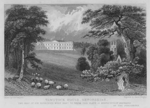 Tawstock Evi, Devonshire (gravür)