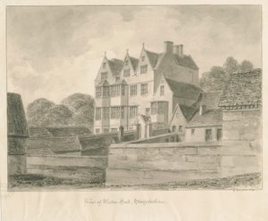 Weston-on-Trent - Salon: sepya çizimi, 1841