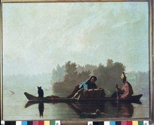 Missouri Nehri boyunca inen kürk tüccarları