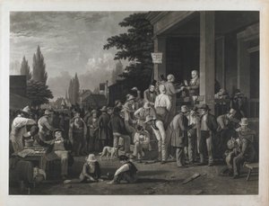 “İlçe Seçimi”nden Kanıt 17 by George Caleb Bingham