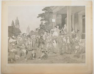 “İlçe Seçimi”nden Kanıt 1 by George Caleb Bingham