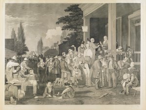 “İlçe Seçimi”nden Kanıt 5 by George Caleb Bingham
