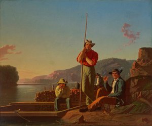 Ahşap Tekne by George Caleb Bingham