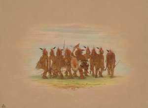 Eğlenceli Dans - Saukie, 18611869. by George Catlin