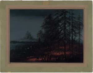 Bir Siyu Savaş Partisinin Bivouac