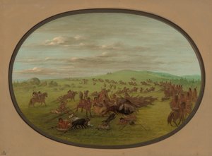 Camanchees Hareketli, 18611869. by George Catlin