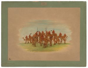 Keşif Dansı - Saukie by George Catlin