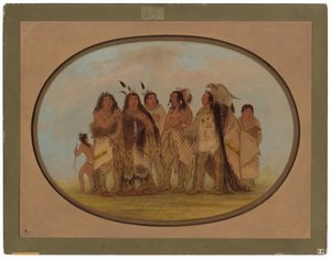 Değerli Karga Kızılderilileri by George Catlin