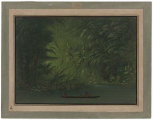 Amazon Sahili, Lagünün Girişi by George Catlin