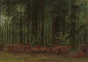 Bir Kano Kazı - Nayas Kızılderilileri, 18551869.