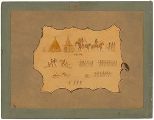 Cheyenne Cüppesinin tıpkıbasımı by George Catlin