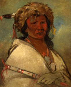 Büyük Kahraman, bir şef, 1845. by George Catlin